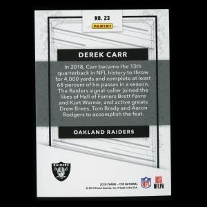 Derek Carr 2019 The National Raiders