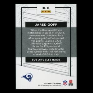 Jared Goff 2019 The National Rams