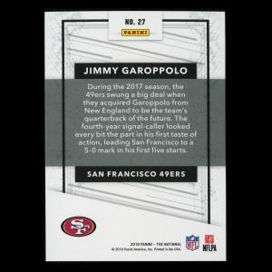 Jimmy Garoppolo 2019 The National 49ers