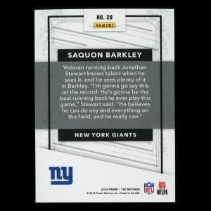 Saquon Barkley 2019 The National Giants