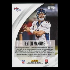Peyton Manning 2015 The National Broncos