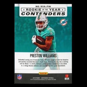 Preston Williams 2019 Contenders Rookie of the Year Dolphins