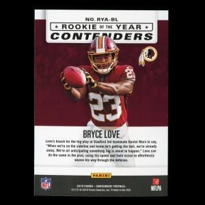 Bryce Love 2019 Contenders Rookie of the Year Redskins