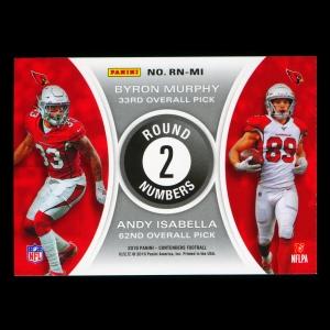 Byron Murphy | Andy Isabella 2019 Contenders Round 2 Number Cardinals