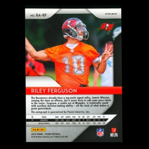 Riley Ferguson 2018 Prizm Silver Rookie Auto Buccaneers