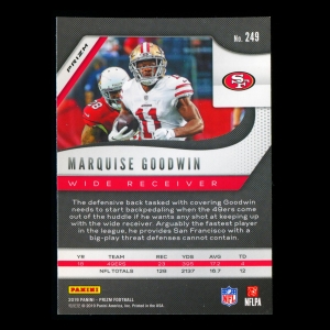 Marquise Goodwine 2019 Prizm Silver 46ers