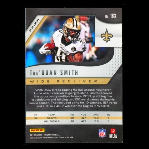 Tre'Quan Smith 2019 Prizm Lazer Saints