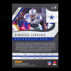 DeMarcus Lawrence 2019 Prizm Lazer Cowboys