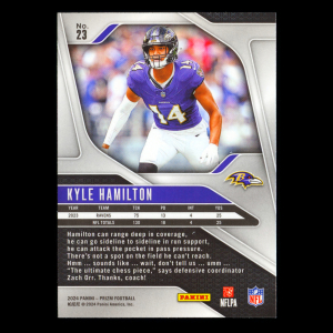 Kyle Hamilton 2024 Panini Prizm Ravens