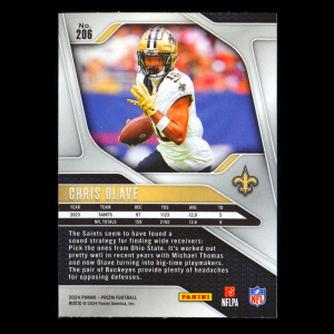 Chris Olave 2024 Panini Prizm Saints
