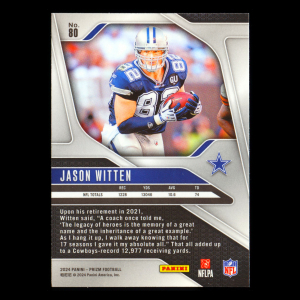 Jason Witten 2024 Panini Prizm Cowboys