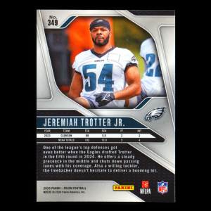 Jeremiah Trotter Jr. RC 2024 Panini Prizm Rookie Eagles