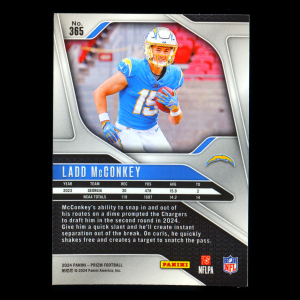 Ladd McConkey RC 2024 Panini Prizm Rookie Chargers
