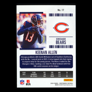 Keenan Allen 2024 Panini Contenders Bears