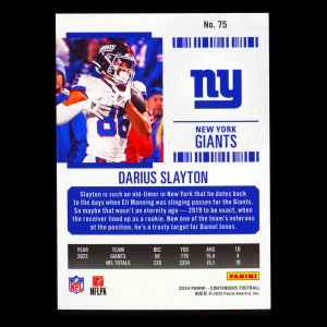 Darius Slayton 2024 Panini Contenders Giants