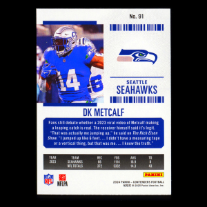DK Metcalf 2024 Panini Contenders Seahawks