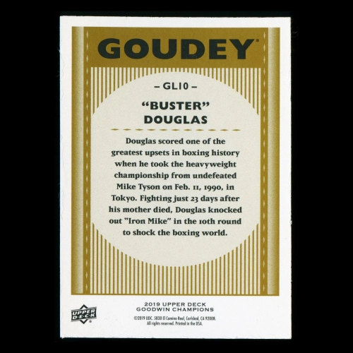 Buster Douglas 2019 Upper Deck Goodwin Champions Goudey #GL10
