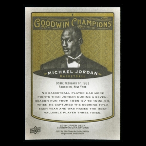 Michael Jordan 2019 Upper Deck Goodwin Champions Bulls #1