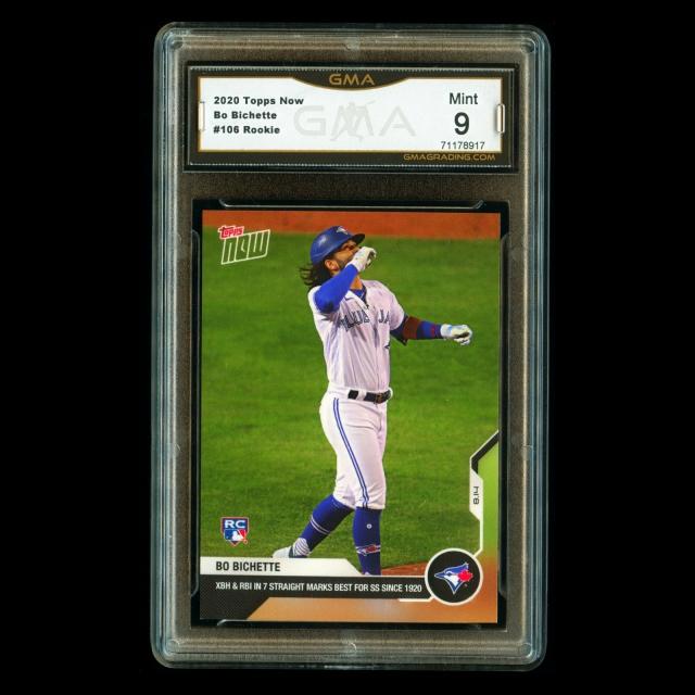 Bo Bichette RC 2020 Topps Now Rookie Blue Jays #106 Mint 9