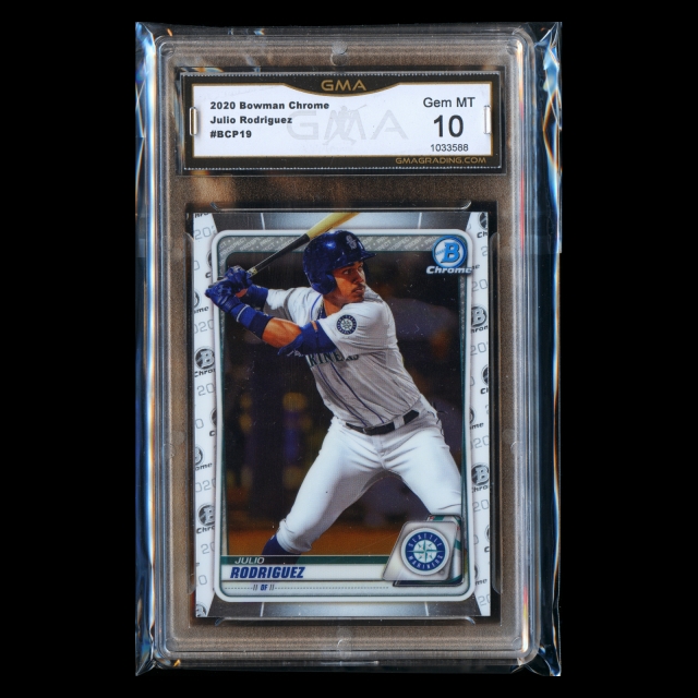 Julio Rodriguez 2020 Bowman Chrome Prospects Mariners Gem MT 10