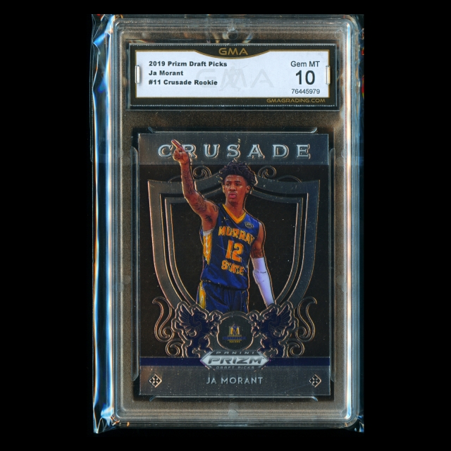 Ja Morant 2019 Prizm Draft Picks Crusade Rookie Grizzlies Gem MT 10