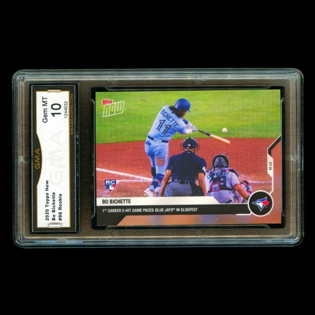 Bo Bichette RC 2020 Topps Now Rookie Blue Jays #96 Gem MT 10