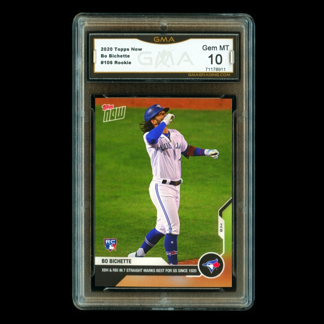 Bo Bichette RC 2020 Topps Now Rookie Blue Jays #106 Gem Mint 10