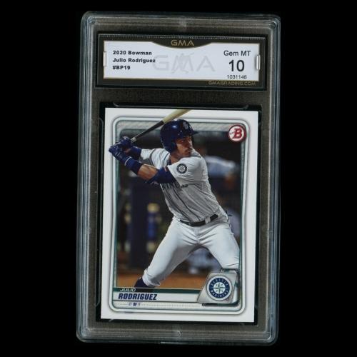 Julio Rodriguez 2020 Bowman Prospect Mariners Gem MT 10