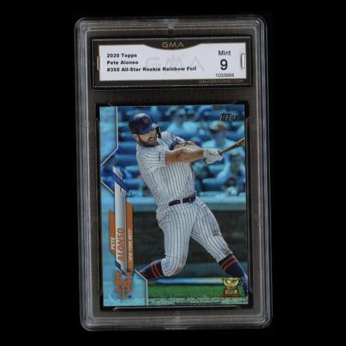 Pete Alonso 2020 Topps All-Star Rookie Rainbow Foil Mets GMA Mint 9