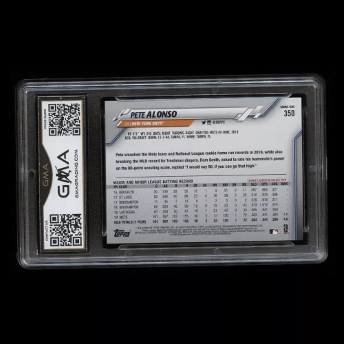 Pete Alonso 2020 Topps All-Star Rookie Rainbow Foil Mets GMA Mint 9