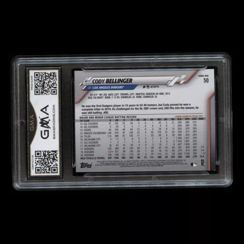 Cody Bellinger 2020 Topps Dodgers Mint 9
