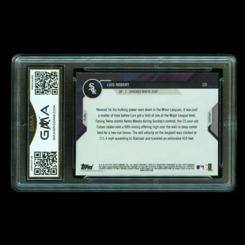 Luis Robert RC 2020 Topps Now Rookie White Sox #20 Gem MT 10