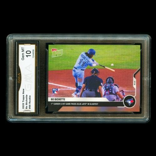 Bo Bichette RC 2020 Topps Now Rookie Blue Jays #96 Gem MT 10