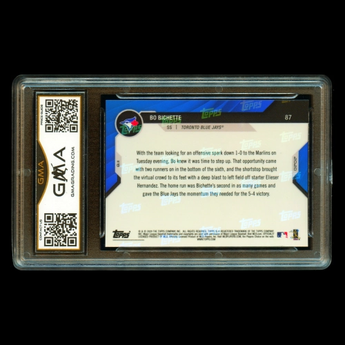 Bo Bichette RC 2020 Topps Now Rookie Blue Jays #87 Gem MT 10