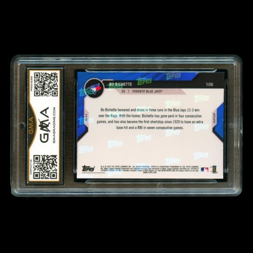 Bo Bichette RC 2020 Topps Now Rookie Blue Jays #106 Gem Mint 10