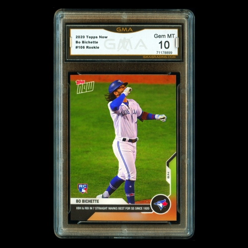 Bo Bichette RC 2020 Topps Now Rookie Blue Jays #106 Gem Mint 10
