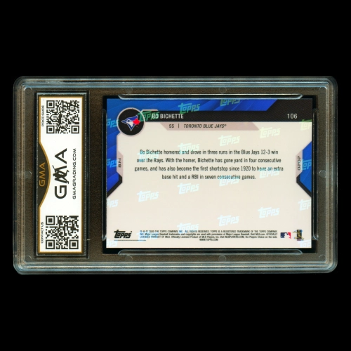 Bo Bichette RC 2020 Topps Now Rookie Blue Jays #106 Gem Mint 10
