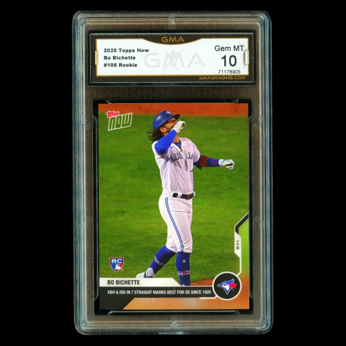 Bo Bichette RC 2020 Topps Now Rookie Blue Jays #106 Gem Mint 10