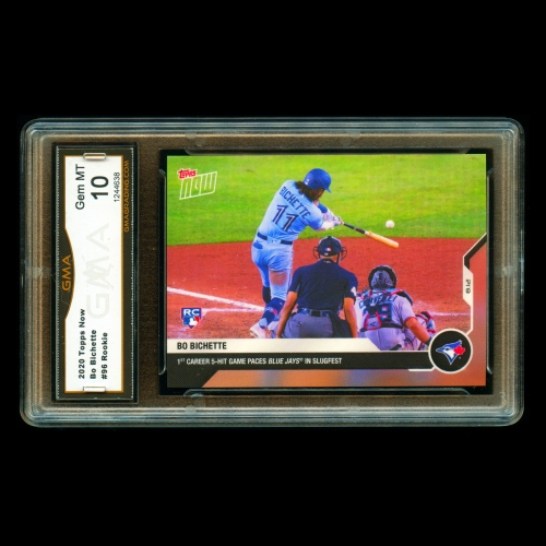 Bo Bichette RC 2020 Topps Now Rookie Blue Jays #96 Gem MT 10