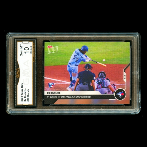 Bo Bichette RC 2020 Topps Now Rookie Blue Jays #96 Gem MT 10