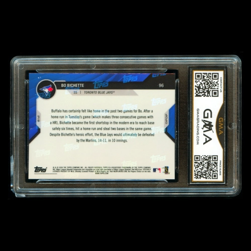 Bo Bichette RC 2020 Topps Now Rookie Blue Jays #96 Gem MT 10