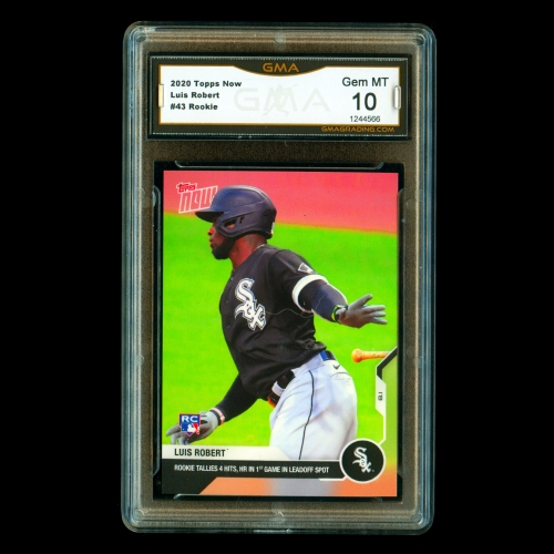 Luis Robert RC 2020 Topps Now Rookie White Sox #43 Gem MT 10