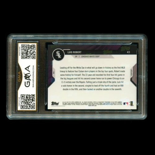 Luis Robert RC 2020 Topps Now Rookie White Sox #43 Gem MT 10