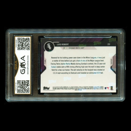 Luis Robert RC 2020 Topps Now Rookie White Sox #20 Gem MT 10