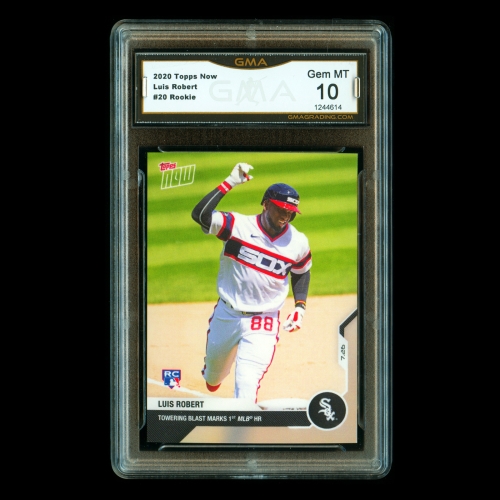Luis Robert RC 2020 Topps Now Rookie White Sox #20 Gem MT 10