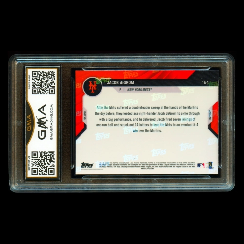 Jacob deGrom 2020 Topps Now Mets | Rangers #164 Gem MT 10