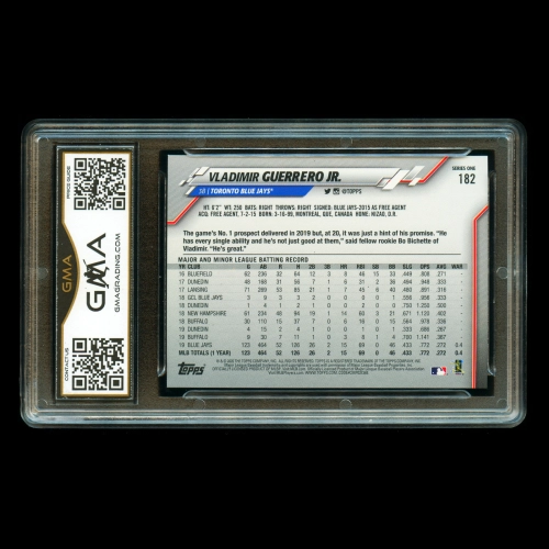 Vladimir Guerrero Jr. 2020 Topps All-Star Rookie Blue Jays #182 Gem MT 10