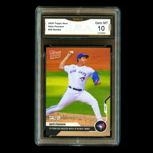 Nate Pearson 2020 Topps Now Call Up Blue Jays #129 Gem MT 10