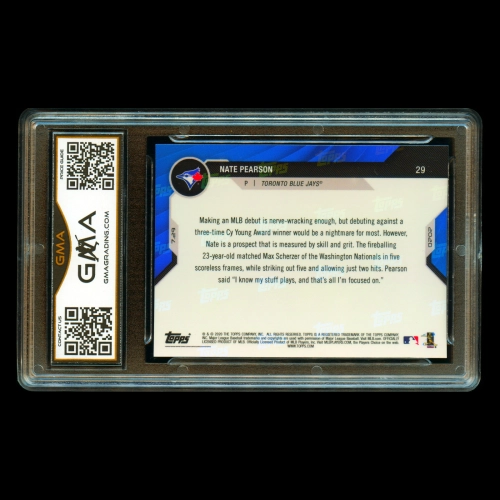 Nate Pearson 2020 Topps Now Call Up Blue Jays #129 Gem MT 10