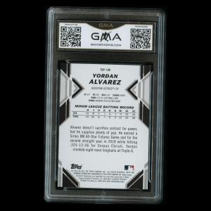 Yordan Alvarez 2019 Bowman Platinum Rookie Astros GMA Mint 9